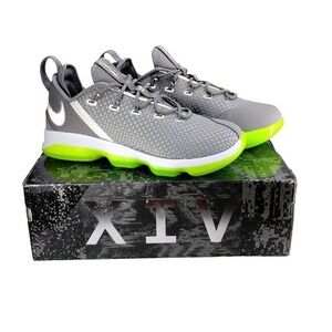 Nike Men's LeBron XIV Low Dunkman Dust Silver Basketball Shoes Mens 9.5 NWOT